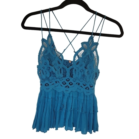 Free People Adella Cami in Teal•XS - Picture 5 of 13